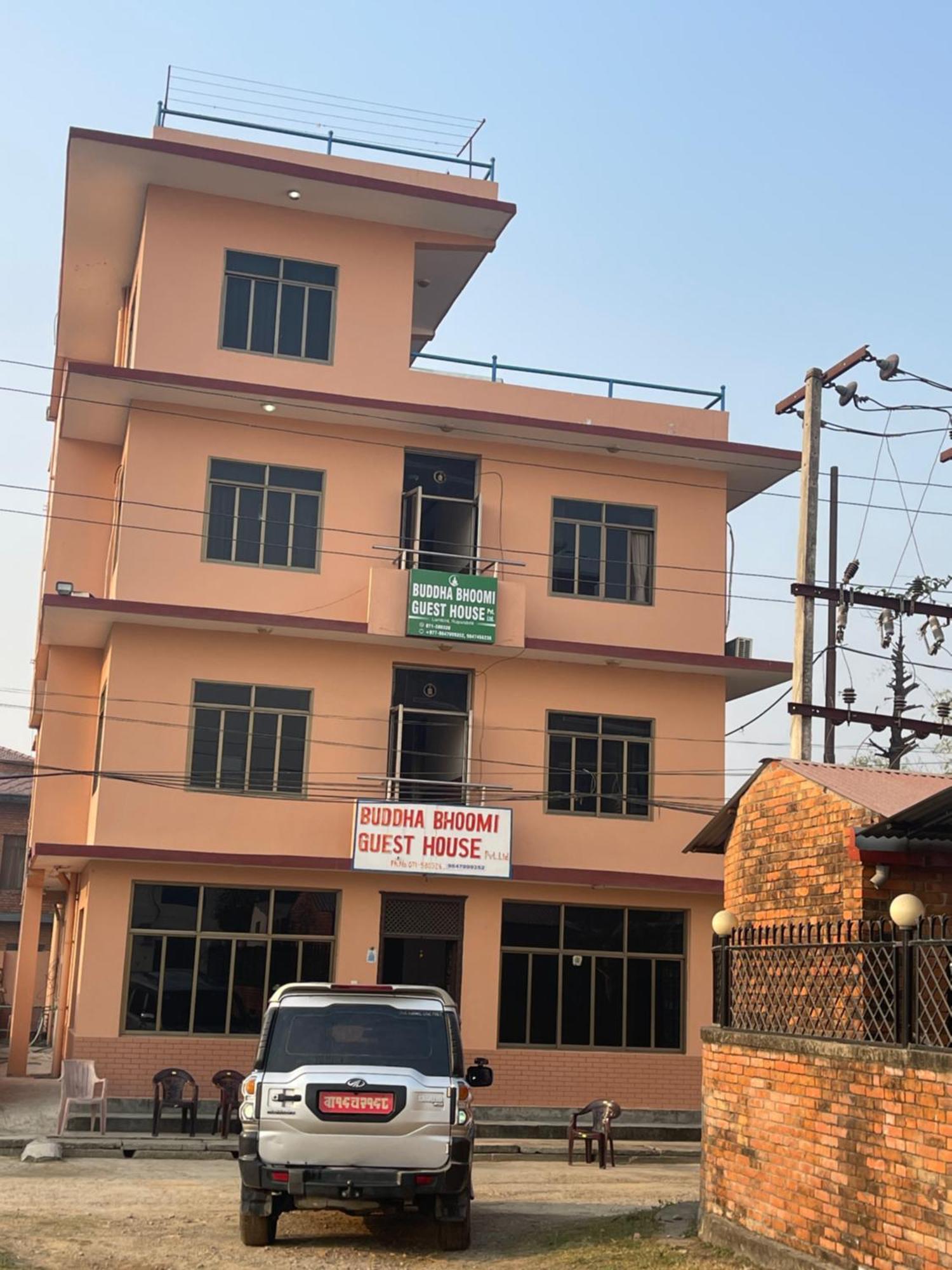 New Buddha Bhoomi Guest House Lumbinī Exteriör bild